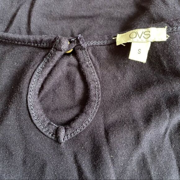 OVS NAVY TANK W/ LACE - Picture 5 of 7